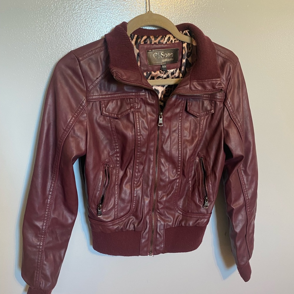 Maroon Women’s Jacket